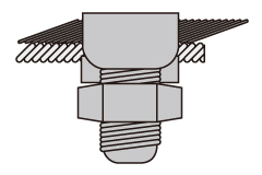 ボルト型コネクタ